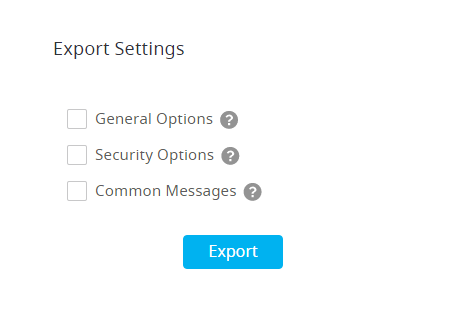ARMember General Settings ( Import / Export )