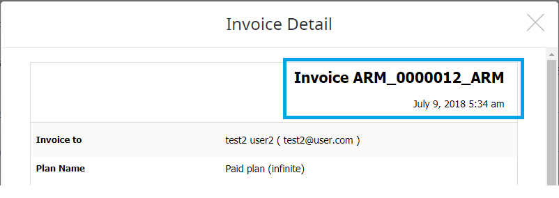 ARMember - Invoice Number Format