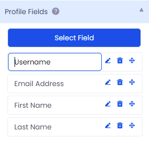 ARMember profile fields section