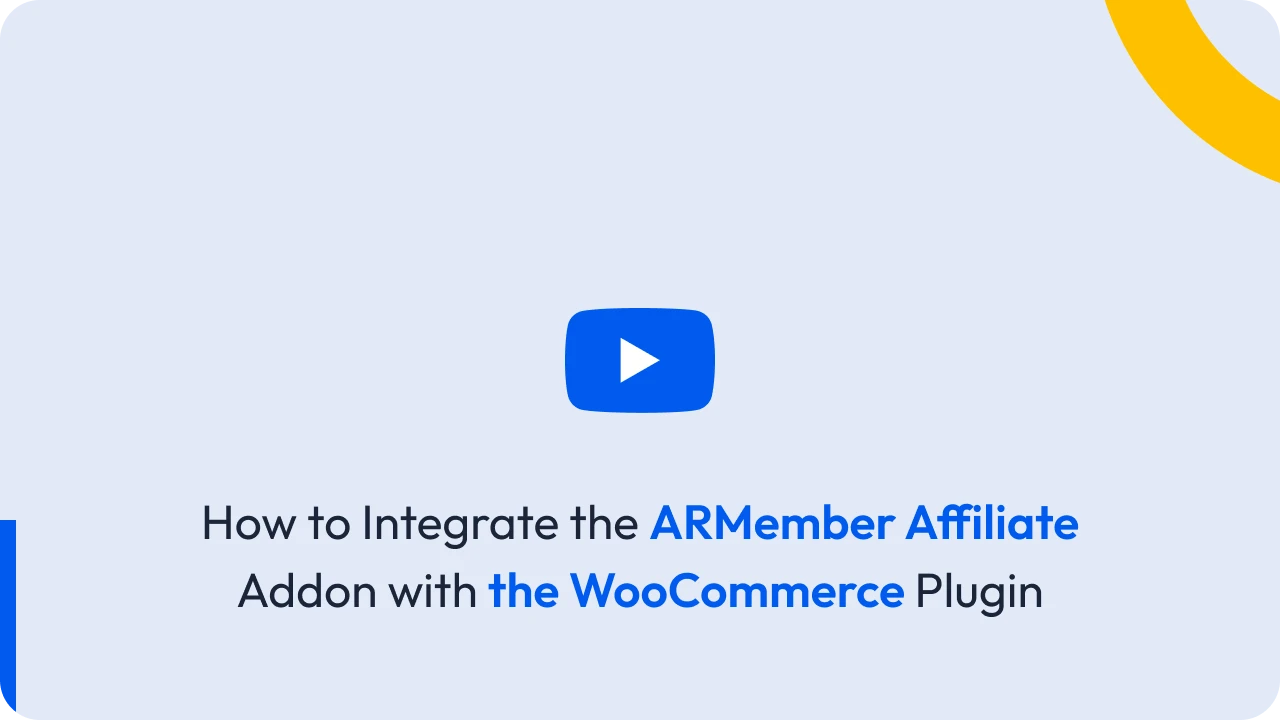Affiliate Addon with Woocommerce