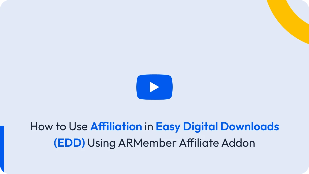 Affiliate Addon with Easy Digital Downloads Plugin